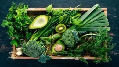 خواص مفید سبزیجات دارای برگ سبز برای بدن