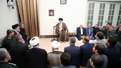 دیدار عارف و سید عباس صالحی با رهبر انقلاب