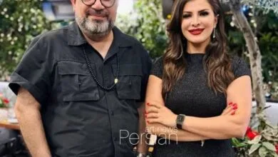 لو رفتن صمیمیت جنجالی رضا رشید پور با این خانم خوشگل/عکس