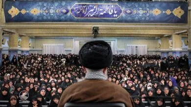 تصاویری از حجاب مهمانان زن خارجی در دیدار صبح امروز با رهبرانقلاب