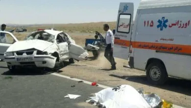 تصادفات اولین عامل مرگ در گروه سنی ۱۸ تا ۲۹ سال در ایران
