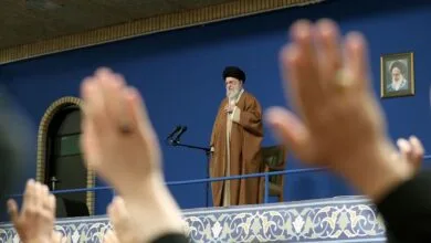 سردار سلامی و حاجیزاده در دیدار اقشار مختلف مردم با رهبر انقلاب