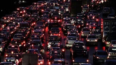 ترافیک سنگین شبانه جاده شمال را قفل کرد