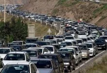 ترافیک سنگین بازگشت تهرانیها در ۲ جاده شمالی