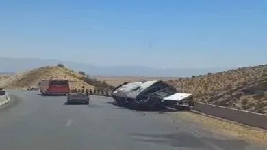 آخرین آمار فوتیهای واژگونی اتوبوس در فارس