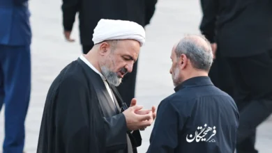 قاب ویژه از جلسه خصوصی رسایی و جبلی در مراسم امروز