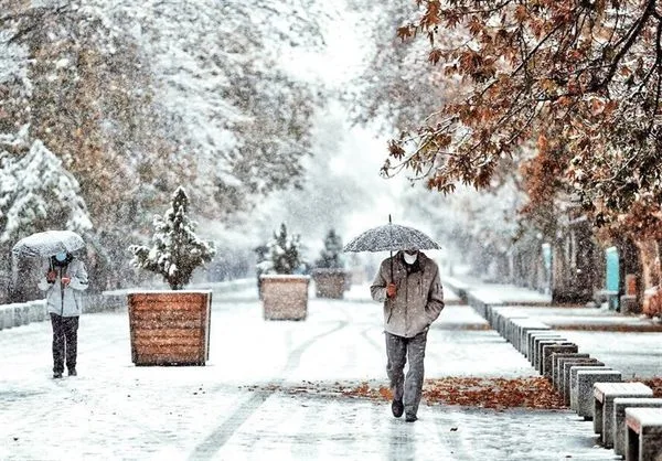 ادامه بارش برف و باران در تهران