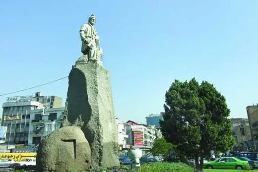 وضعیت حال حاضر مجسمه فردوسی تهران + عکس