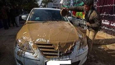 گل مالی کردن خودرو‌ها در ایام ماه محرم ممنوع