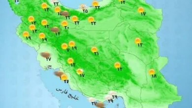 وضعیت آب و هوا، امروز ۲ مهر ۱۴۰۱