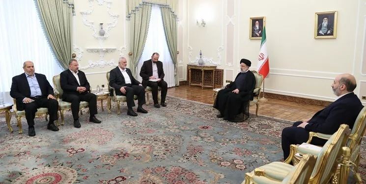 جزئیات دیدار رئیسی با «اسماعیل هنیه» / امروز جبهه مقاومت در حال تغییر موازنه قدرت است