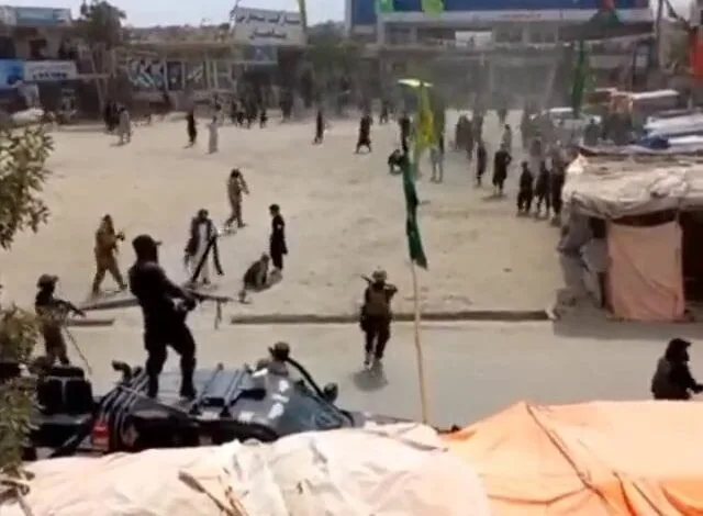 تیراندازی طالبان به عزاداران حسینی