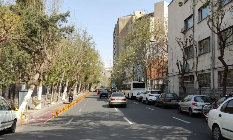 ویدئویی عجیب در یکی از زیباترین خیابان کرج
