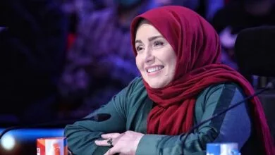 ژاله صامتی با ظاهری بسیار متفاوت