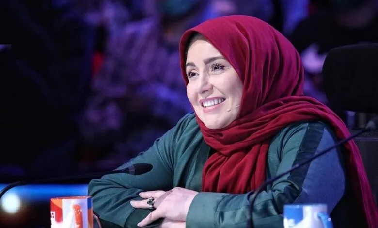 ژاله صامتی با ظاهری بسیار متفاوت