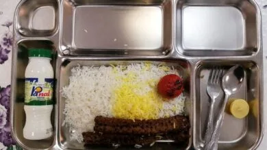 عکس بهت‌آوری که از غذای یک خوابگاه وایرال شد