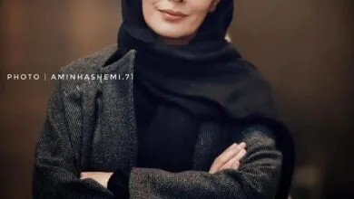 تصاویری از لیلا زارع و پسرش در یک اکران مردمی