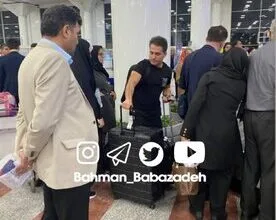 خواننده پاپ وارد ایران شد