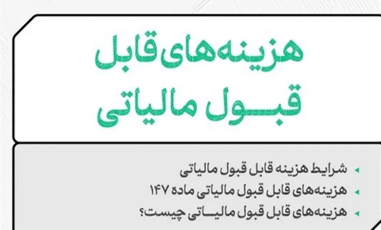 شرط پذیرش اجاره به عنوان هزینه قابل قبول مالیاتی