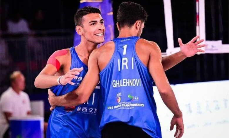 اولین مدال جهانی والیبال ساحلی ایران به رنگ برنز