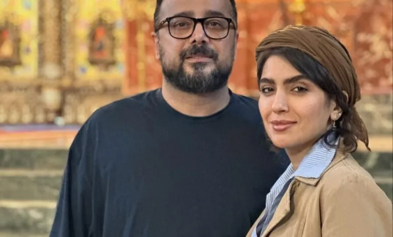 ویدیوئی از بازیگر مشهور که همسرش را جلوی همه بوسید خبرساز شد +فیلم