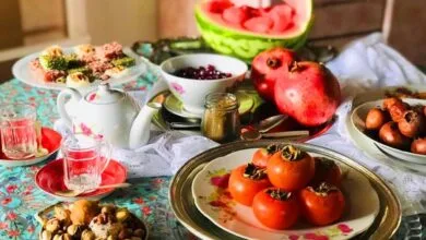 یک سفره شب یلدا چقدر آب می‌خورد؟