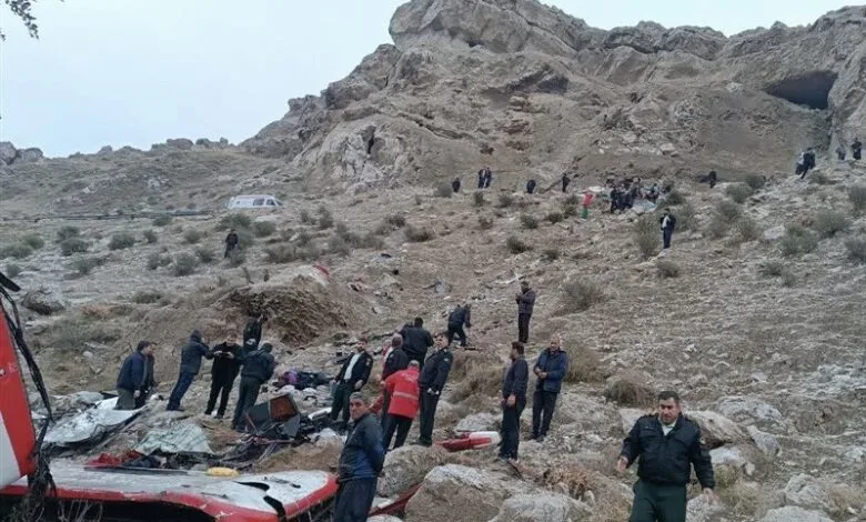 فوت ۷ سرباز در واژگونی اتوبوس مسافربری
