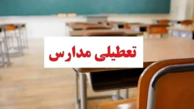 فوری/ اطلاعیه تعطیلی مدارس فردا سه شنبه ۲۰ آذر ۱۴۰۳
