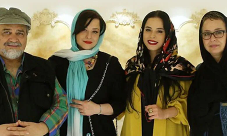 قاب جذاب خانواده مشهور سینمای ایران در یک مراسم