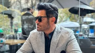تصویری از تفریح زمستانی لاکچری محمدرضا گلزار