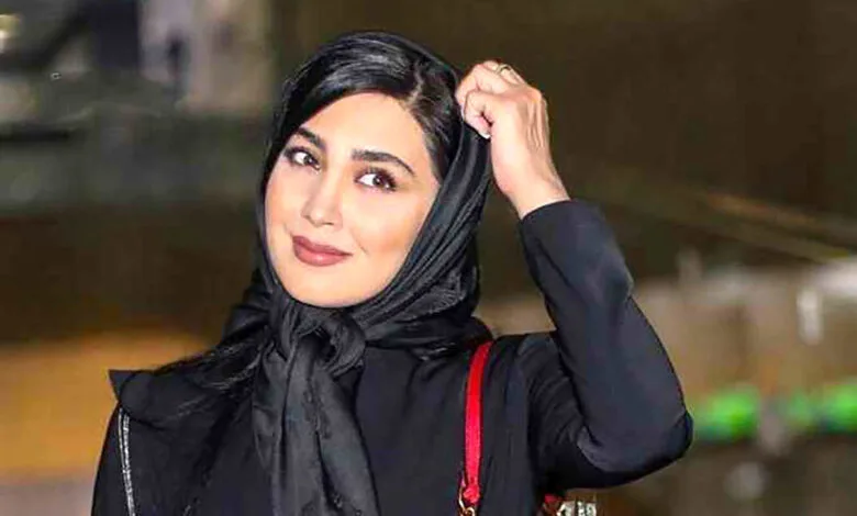 خانم بازیگر سریال فاصله‌ها مشکی‌پوش شد