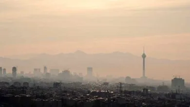 شاخص کیفیت هوای تهران امروز ۳۰ بهمن