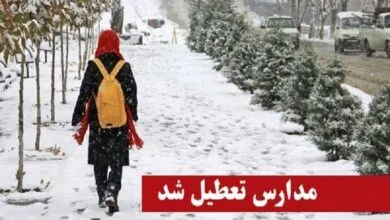 فوری| مدارس این استان تا پایان هفته تعطیل شدند