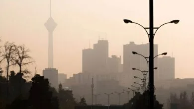 شاخص آلودگی هوای تهران امروز ۱۴ بهمن