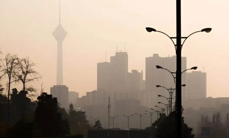 شاخص آلودگی هوای تهران امروز ۱۴ بهمن