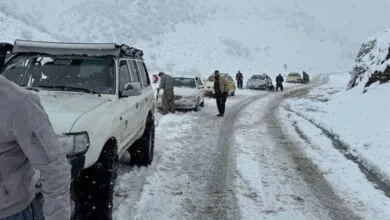 برف، این جاده‌های شمالی را مسدود کرد