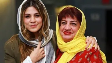 تیپ متفاوت ناهید مسلمی در تولد دخترش شیدا خلیق