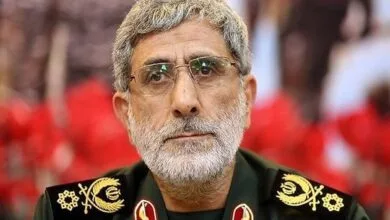 این تصویر از سردار قاآنی در مرقد امام خبر ساز شد