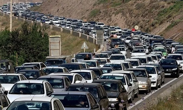 ترافیک سنگین بازگشت تهرانی‌ها در ۲ جاده شمالی