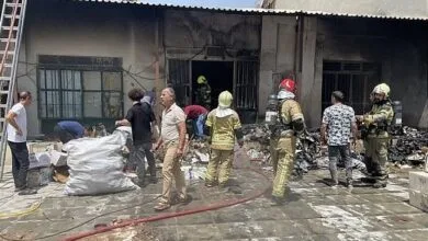 جزئیات حریق در انبار کفش بازار تهران