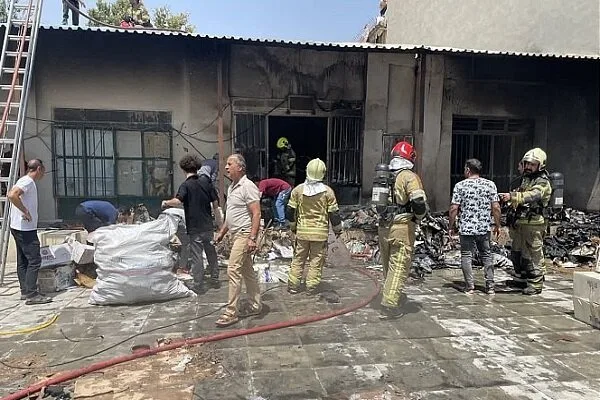 جزئیات حریق در انبار کفش بازار تهران